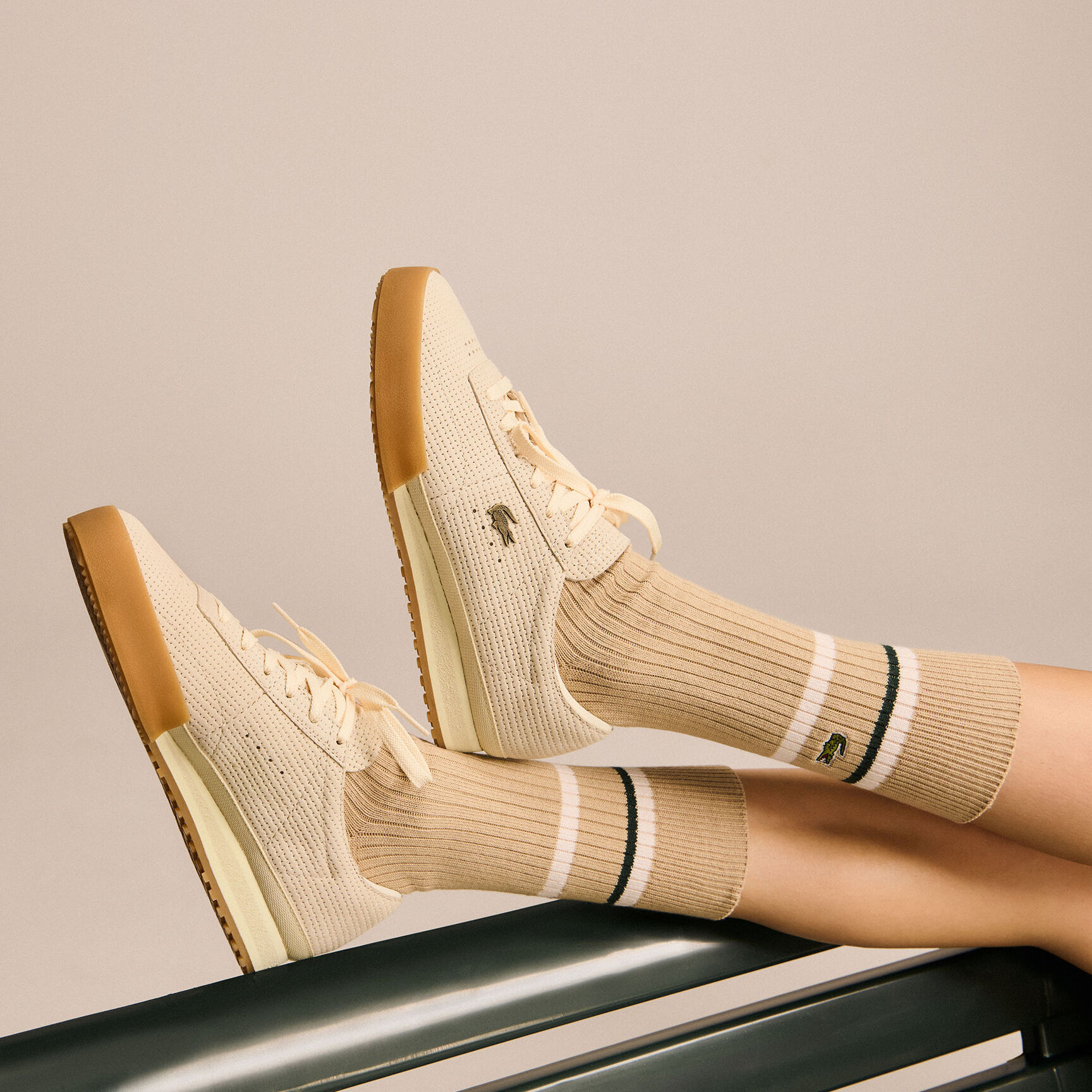 Women�s Aura Leather Sneakers - 51SFA0075-40F