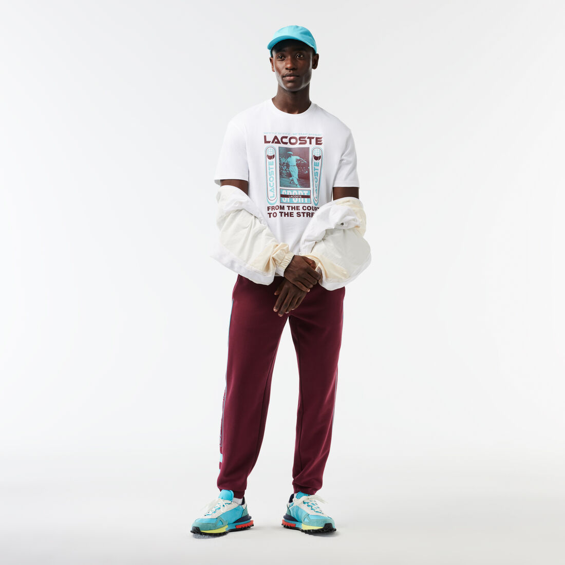 Relaxed Fit Rene Lacoste Print T-shirt Relaxed Fit René Lacoste Print T-shirt - TH5642-00-001