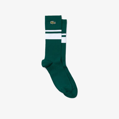 Men’s Lacoste Sport Compression Zone Striped Socks