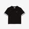 girls  lacoste branded short t shirt