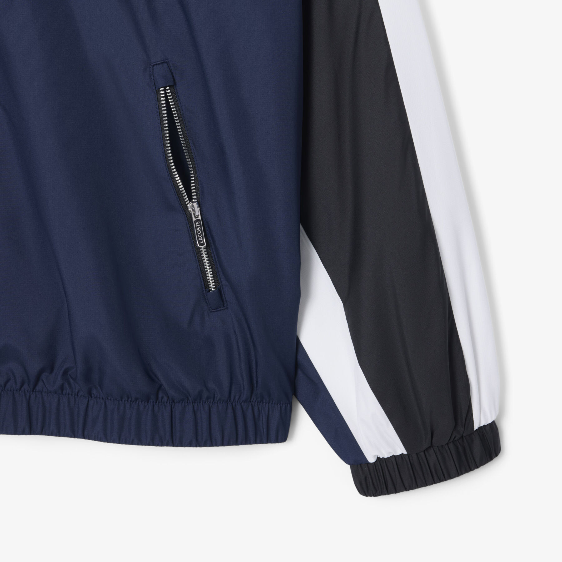 lacoste colour block track jacket