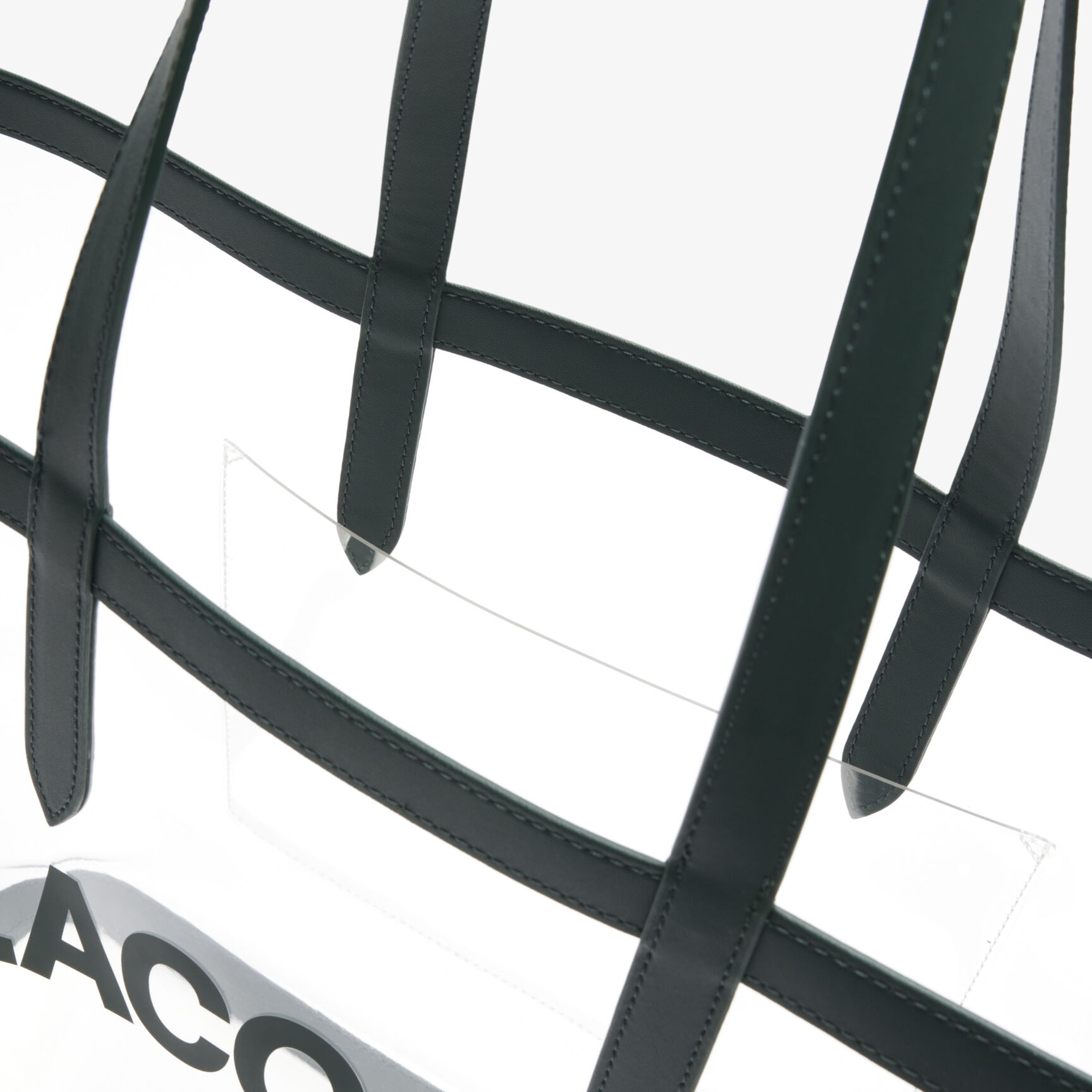 Large Anna Transparent Grained Tote - NF4930AS-Q67