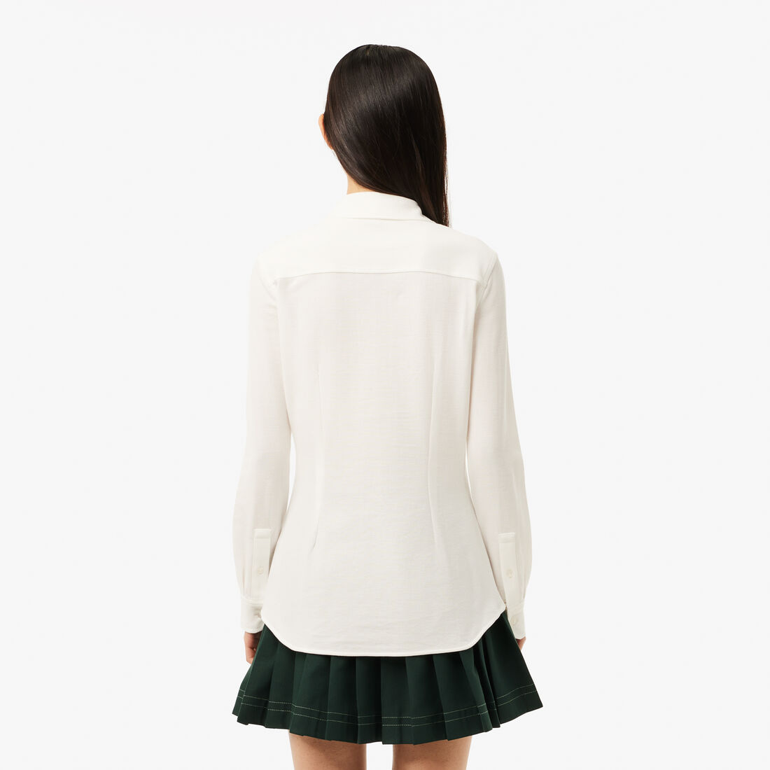 قميص بيكيه قطني بجيب Cotton Pique Shirt with Pocket - CF3264-00-70V