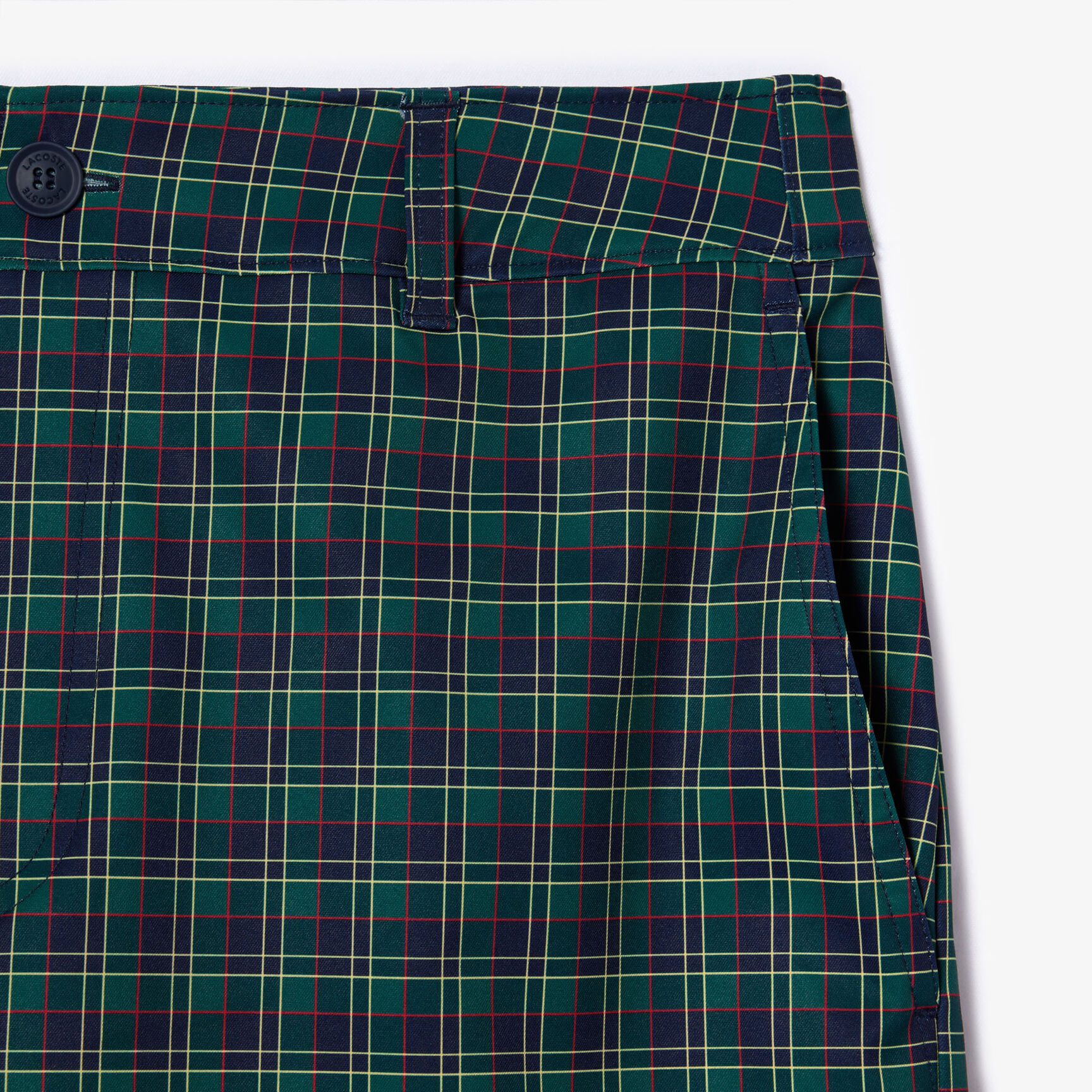 شورت برمودا جولف بمربعات فائقة الجفاف Ultra-Dry checked Golf Bermuda Shorts - FH7424-00-IQ6