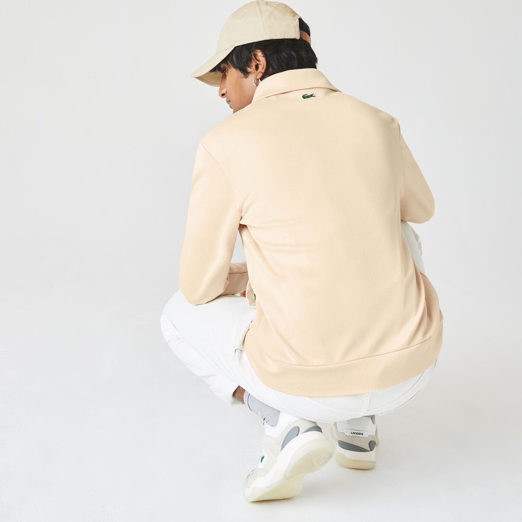 Men’s Heritage Striped Band And Badge Zip Sweatshirt