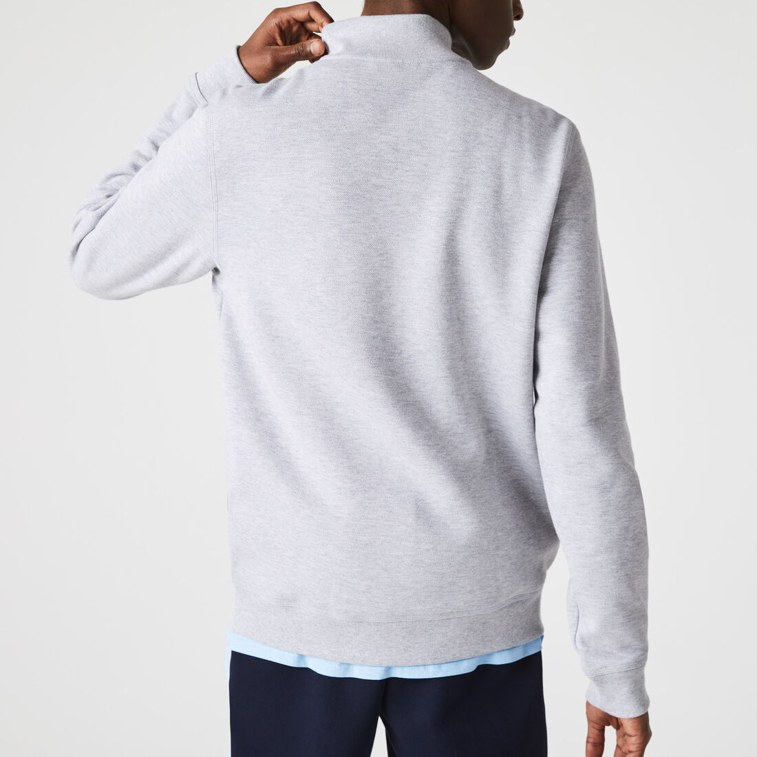 جاكيت صوف بيكيه بياقة قائمة وسحّاب للرجال جاكيت صوف بيكيه بياقة قائمة وسحّاب للرجال