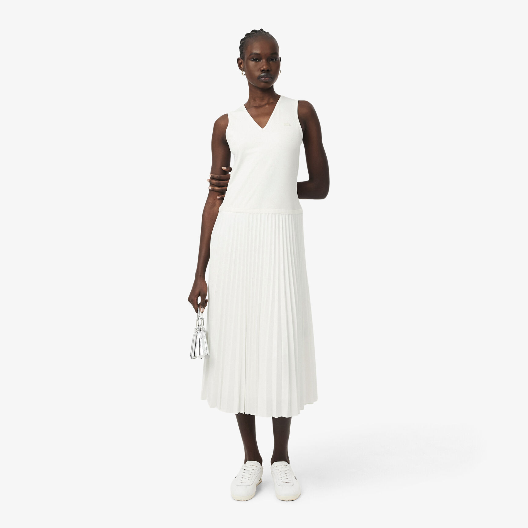 Long Sleeveless Pleated Dress - EF2432-00-70V