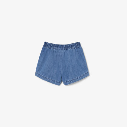 lacoste pleated denim skort