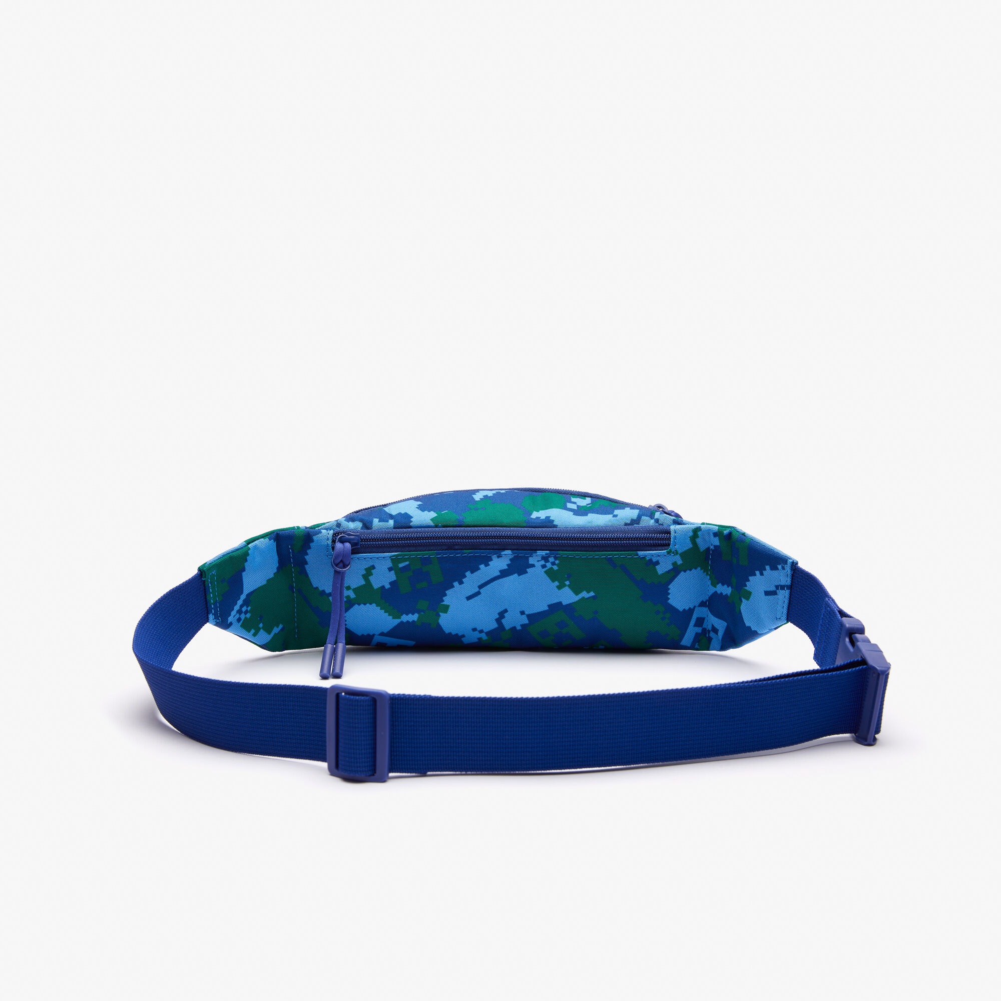 Unisex Lacoste x Minecraft Print Canvas Waist Bag, Multi Color