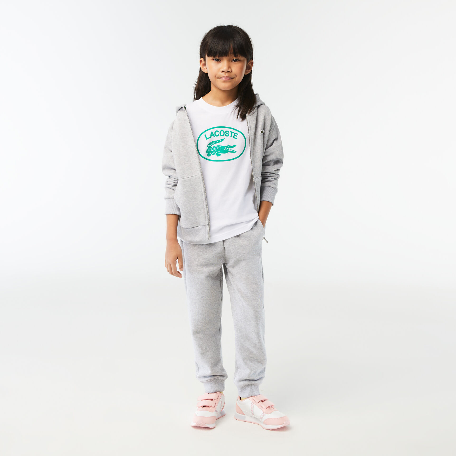 Kids' Lacoste Contrast Branded Cotton Jersey T-shirt Kids' Lacoste Contrast Branded Cotton Jersey T-shirt - TJ9732-00-001