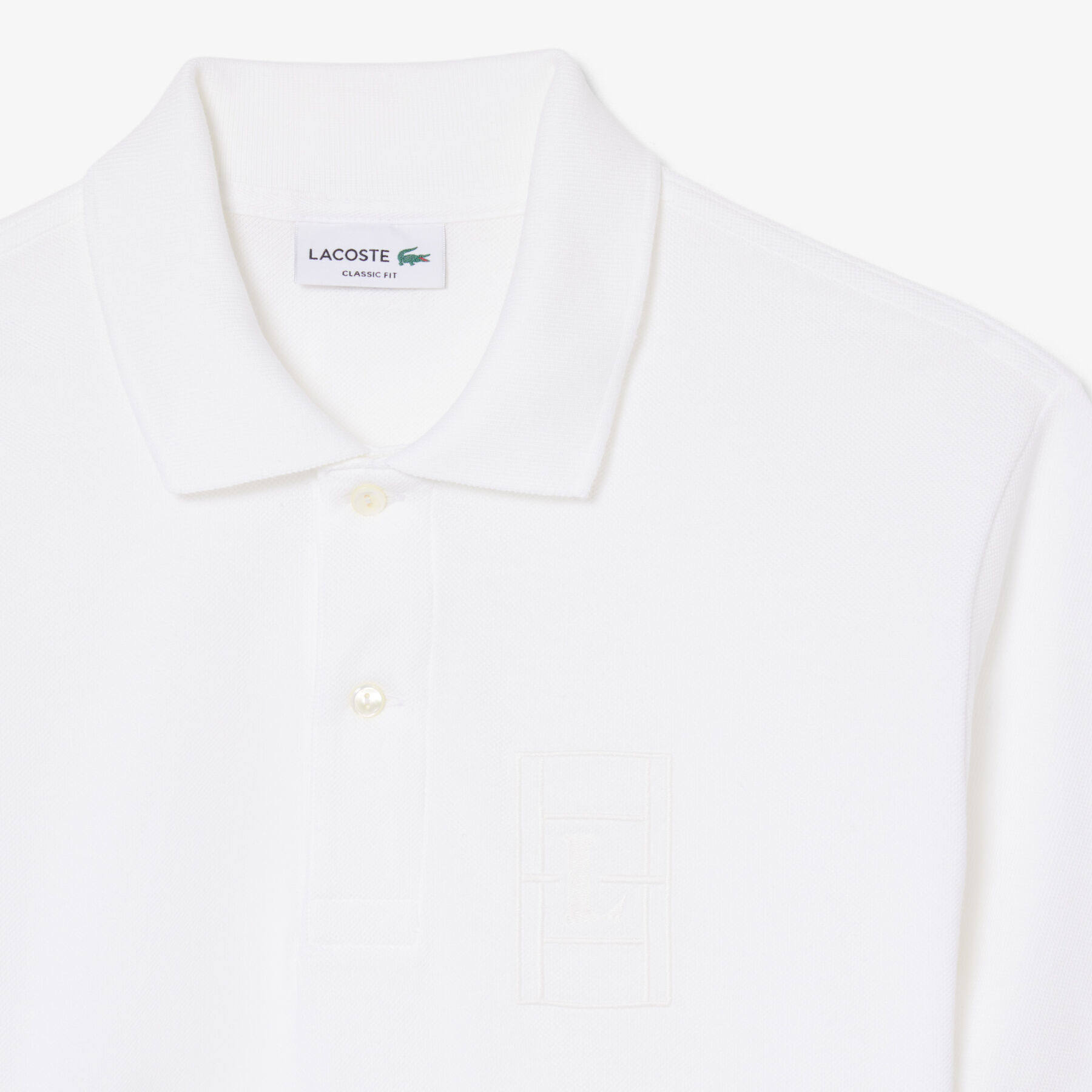 Classic Fit Embroidery Detail Petit Pique Polo Shirt Classic Fit Embroidery Detail Petit Pique Polo Shirt - PH1751-00-001