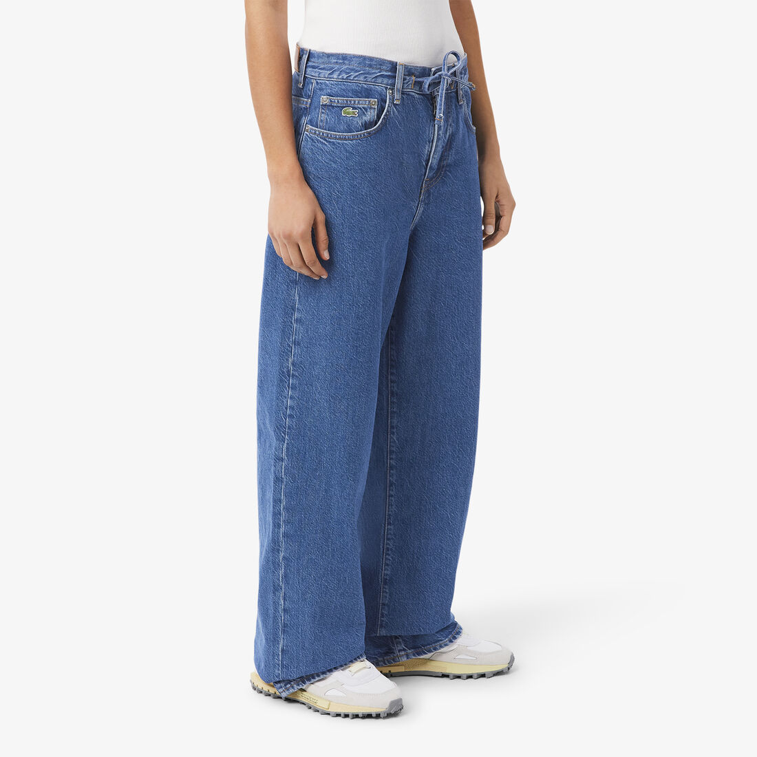 Wide Fit Denim Jeans lacoste wide fit denim jeans