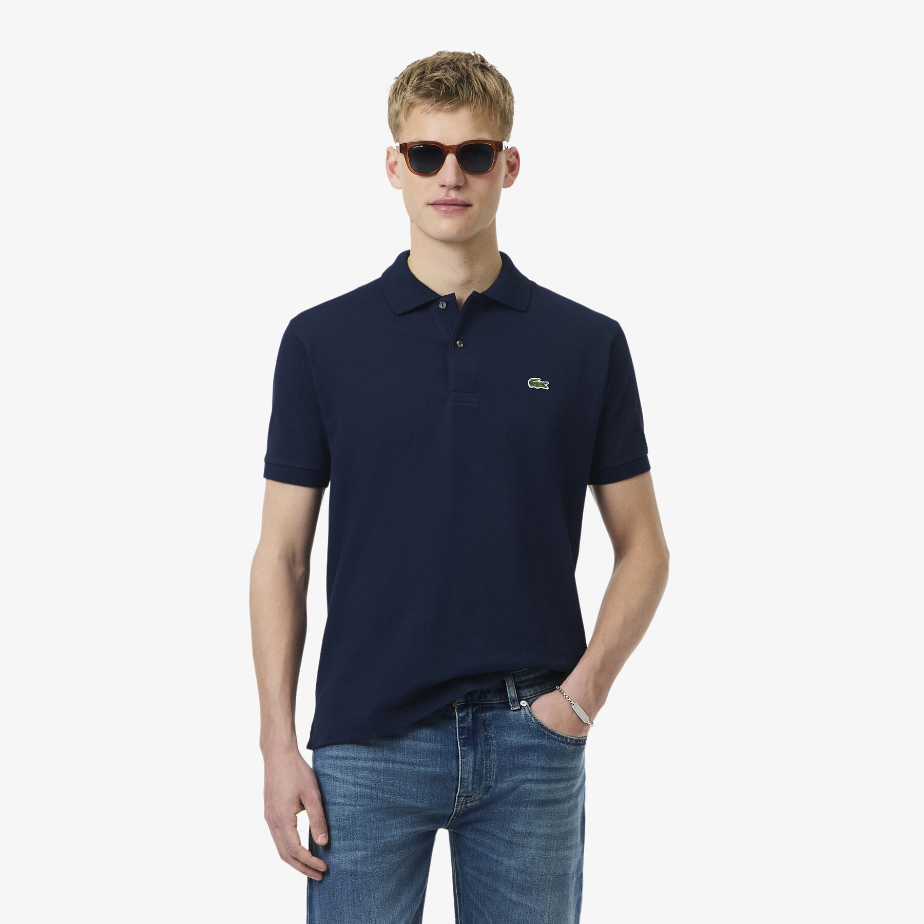 قميص بولو كلاسيكي أصلي مقاس L.12.12 Classic Fit L.12.12 Original Polo Shirt - L1212-00-166