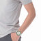 lacoste men s white silicone strap watch