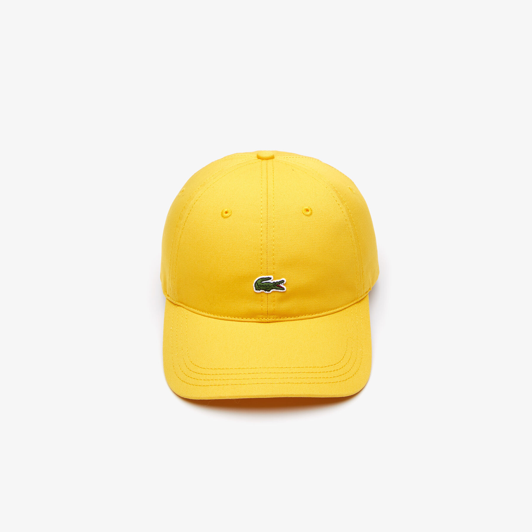 lacoste unisex contrast strap and crocodile cotton cap