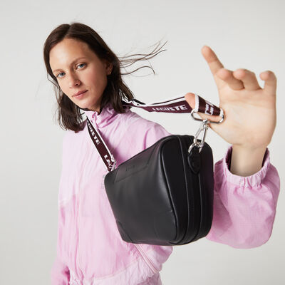 Women's Lacoste Branded Shoulder Strap Crossover Bag