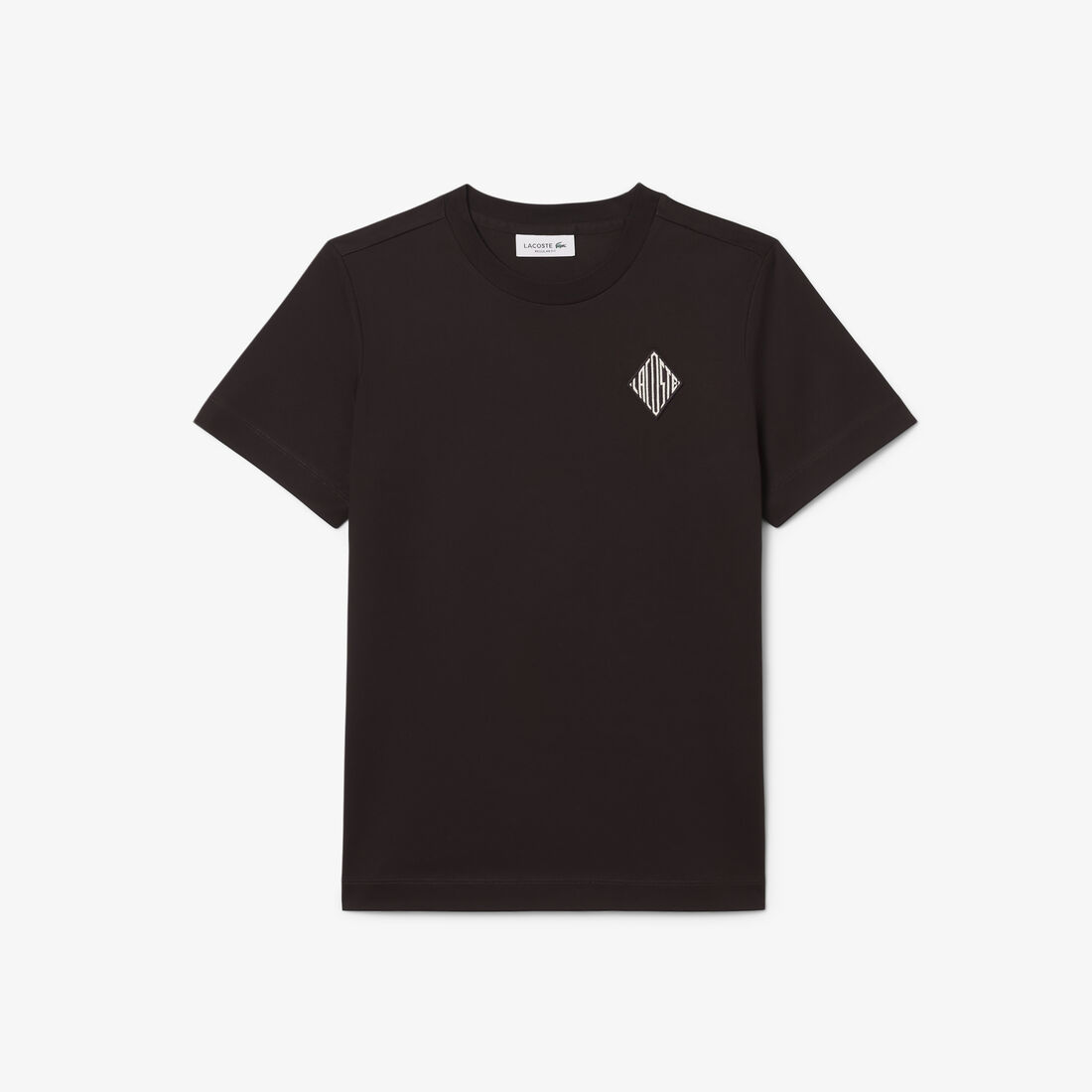 تيشيرت قطني بشعار لاكوست Lacoste Badge Cotton T-shirt - TF9782-00-3LA