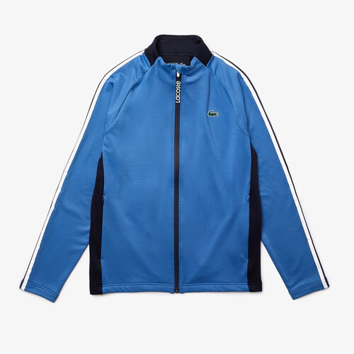 Men’s Lacoste Sport Ergonomic Polar Fleece Zip Golf Sweatshirt