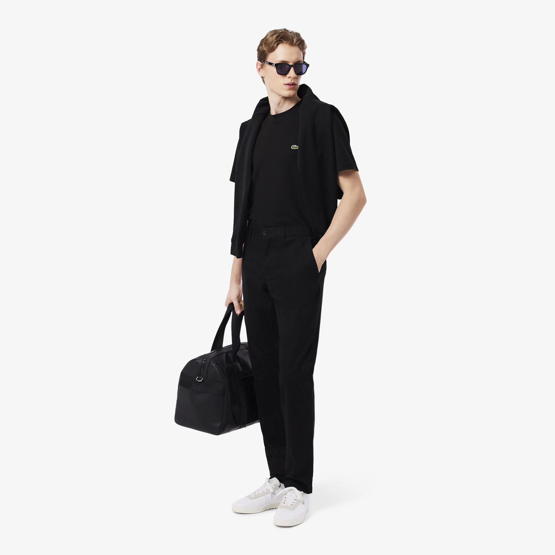 تيشيرت بيكيه من القطن الثقيل والكتان Heavy Cotton and Linen Pique T-shirt - TH0629-00-031