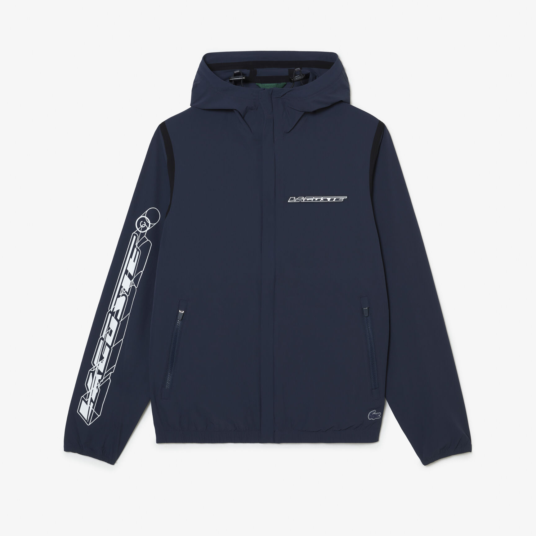 Men’s Lacoste Recycled Polyamide Short Track Jacket Men’s Lacoste Recycled Polyamide Short Track Jacket