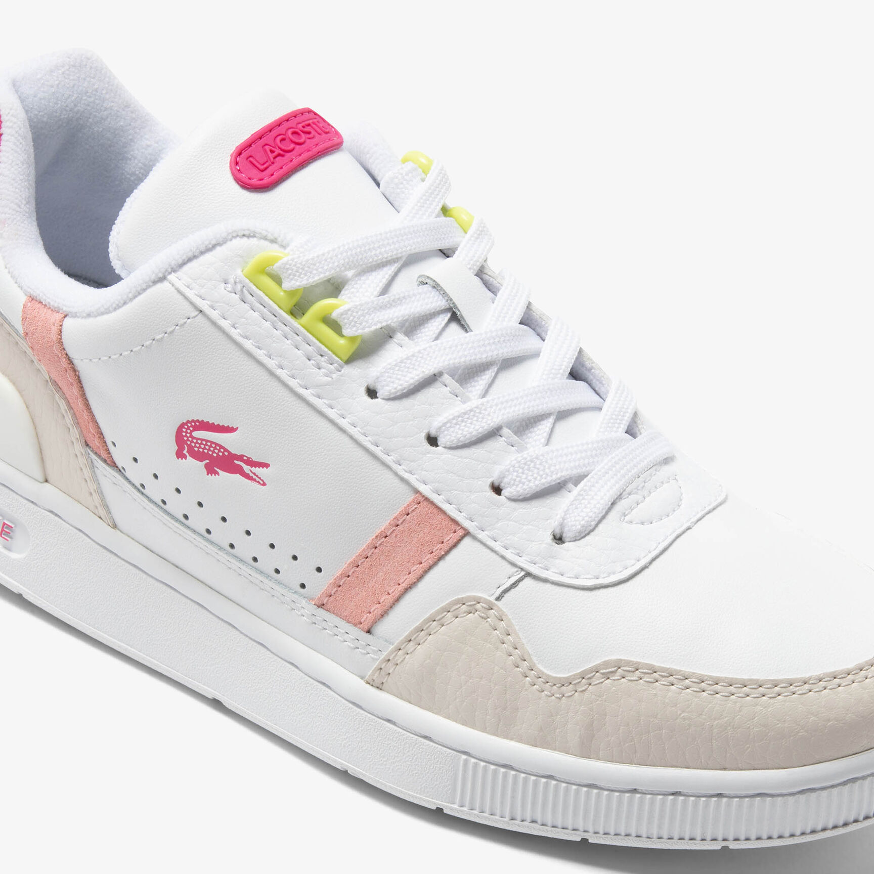 Women's T-Clip Leather Trainers - 46SFA0093-B53