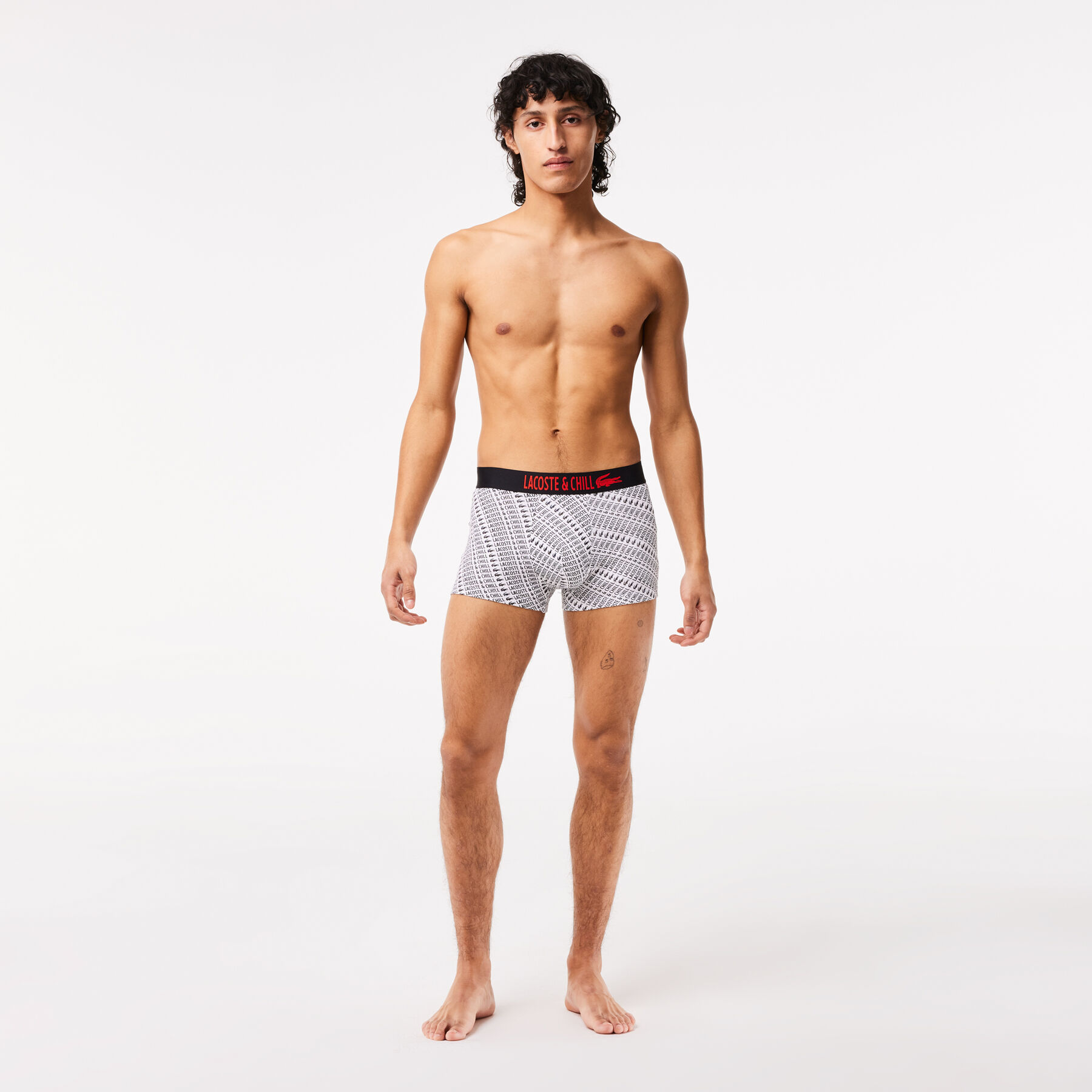 Men's Lacoste x Netflix branded trunk men s lacoste x netflix branded trunk
