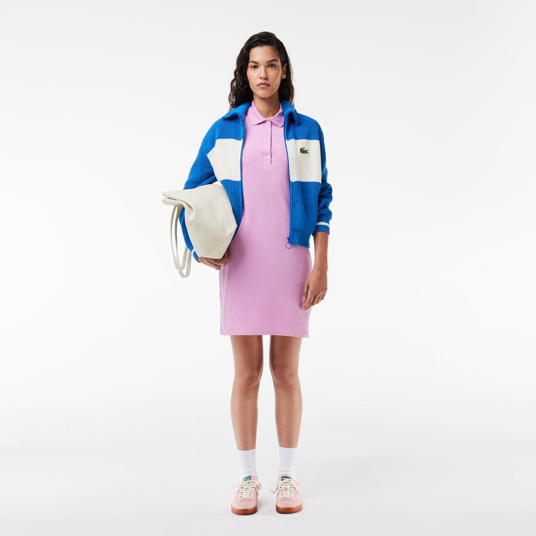 Slim Fit Stretch Petit Pique Polo Dress Women's Stretch Cotton Pique Polo Dress - EF5473-00-IXV