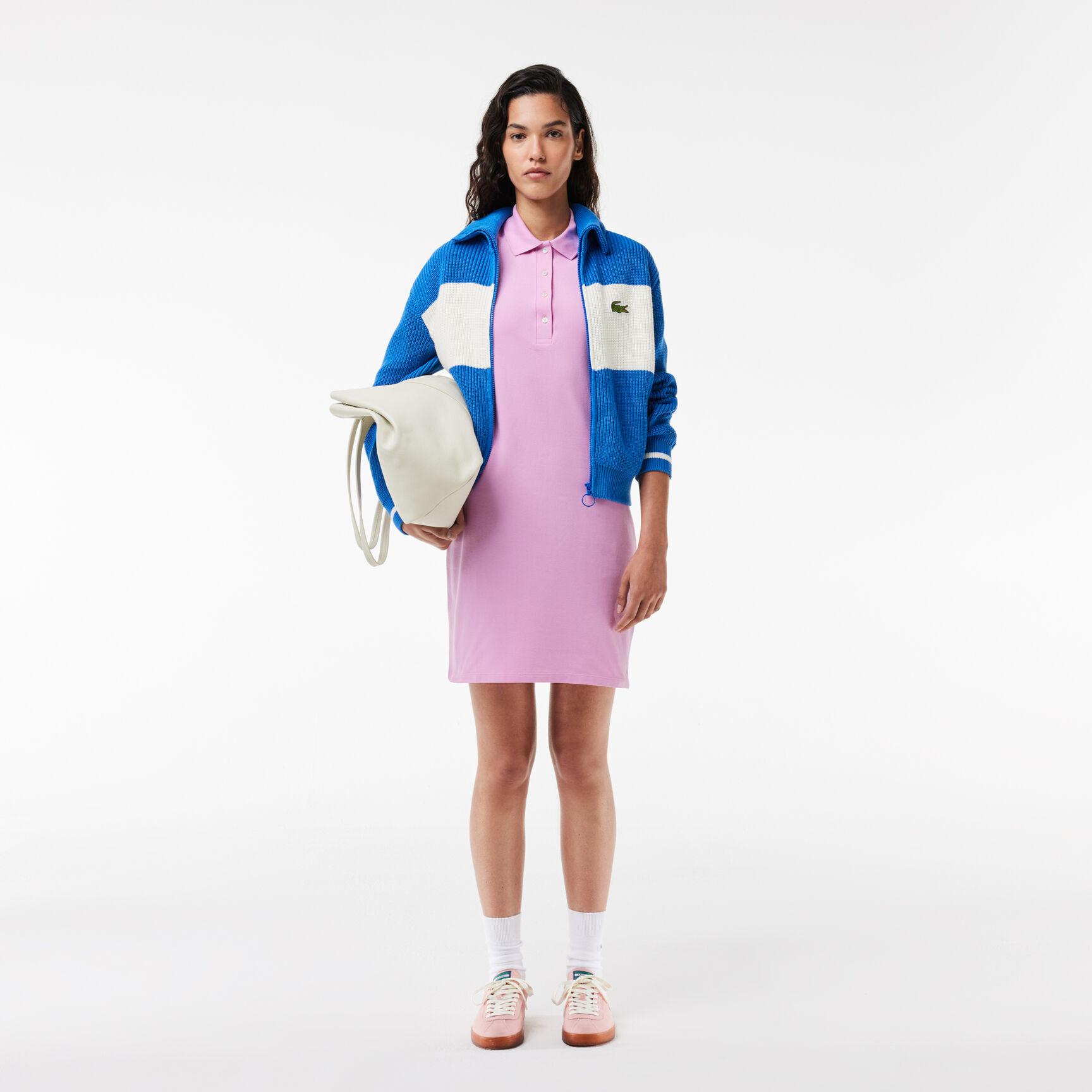 Slim Fit Stretch Petit Pique Polo Dress Women's Stretch Cotton Pique Polo Dress - EF5473-00-IXV