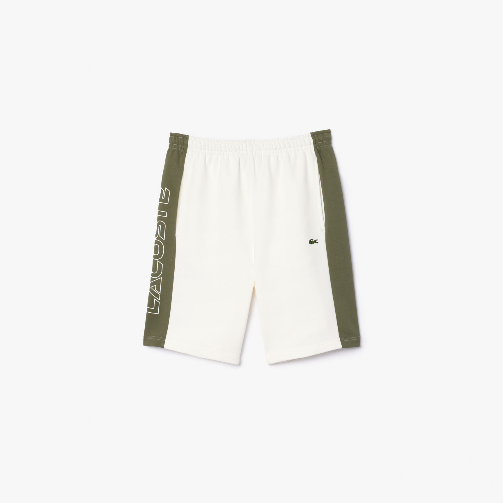 Printed Unbrushed Fleece Colourblock Jogger Shorts - GH1434-00-IMI