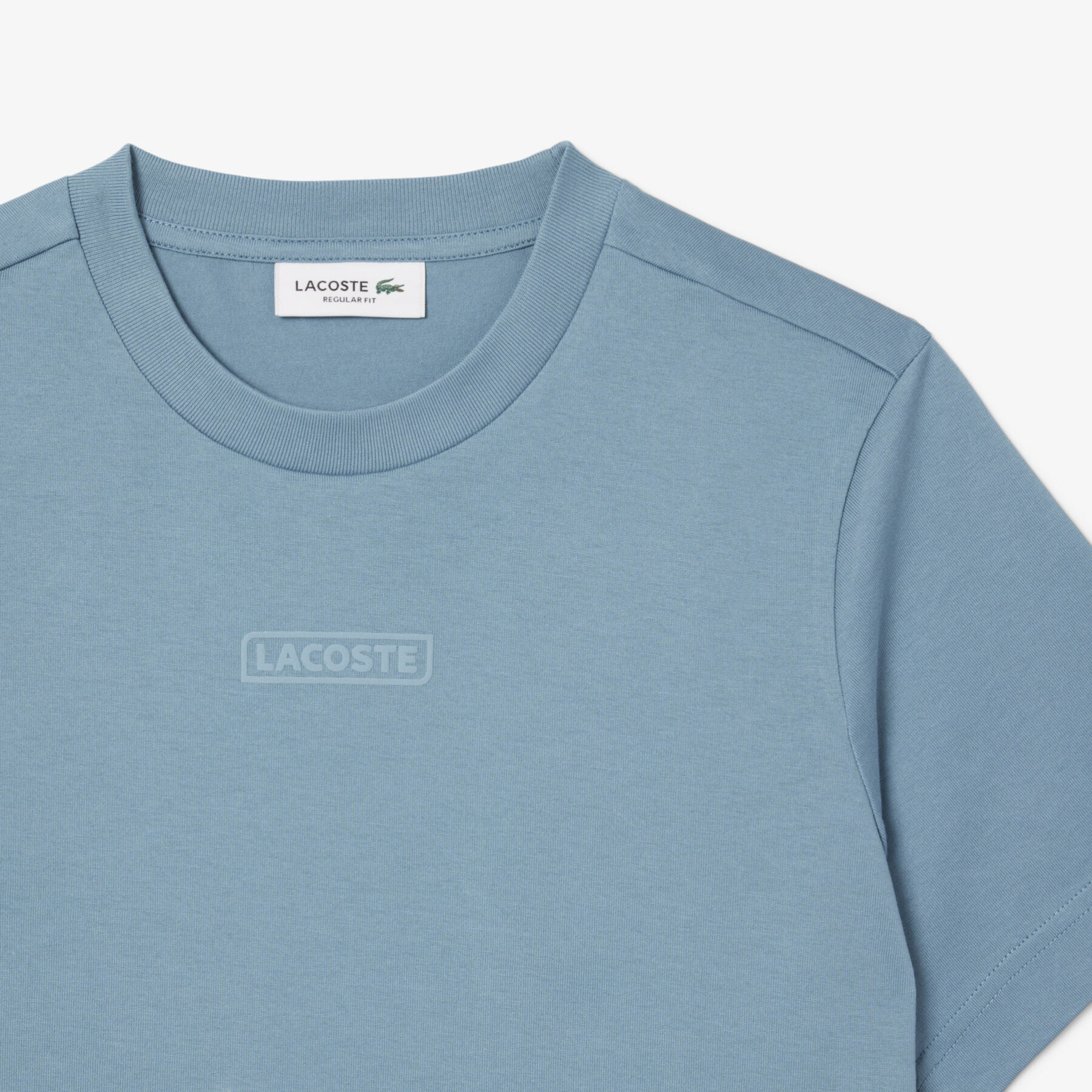Print Cotton T-shirt lacoste print cotton t shirt