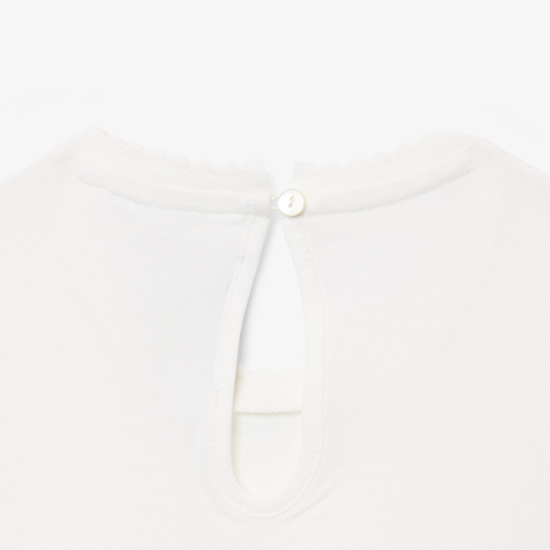 Fluid Scallop Trim Pique T-shirt lacoste fluid scallop trim pique t shirt