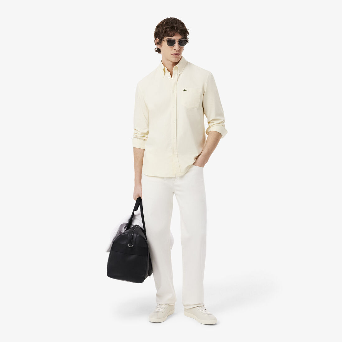 Men's Baseshot Leather Sneakers Men's Baseshot Leather Sneakers - 51SMA0075-18C