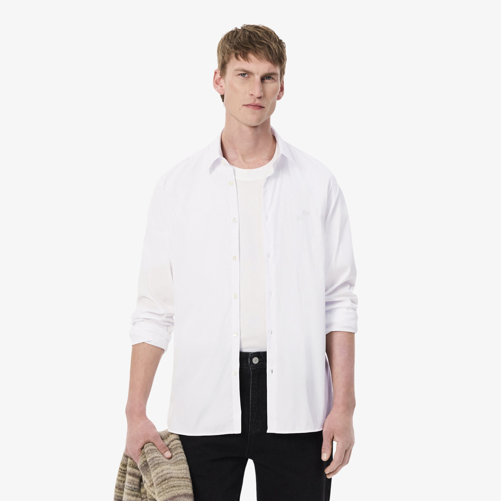 Slim Fit Stretch Poplin Shirt - CH5253-00-001