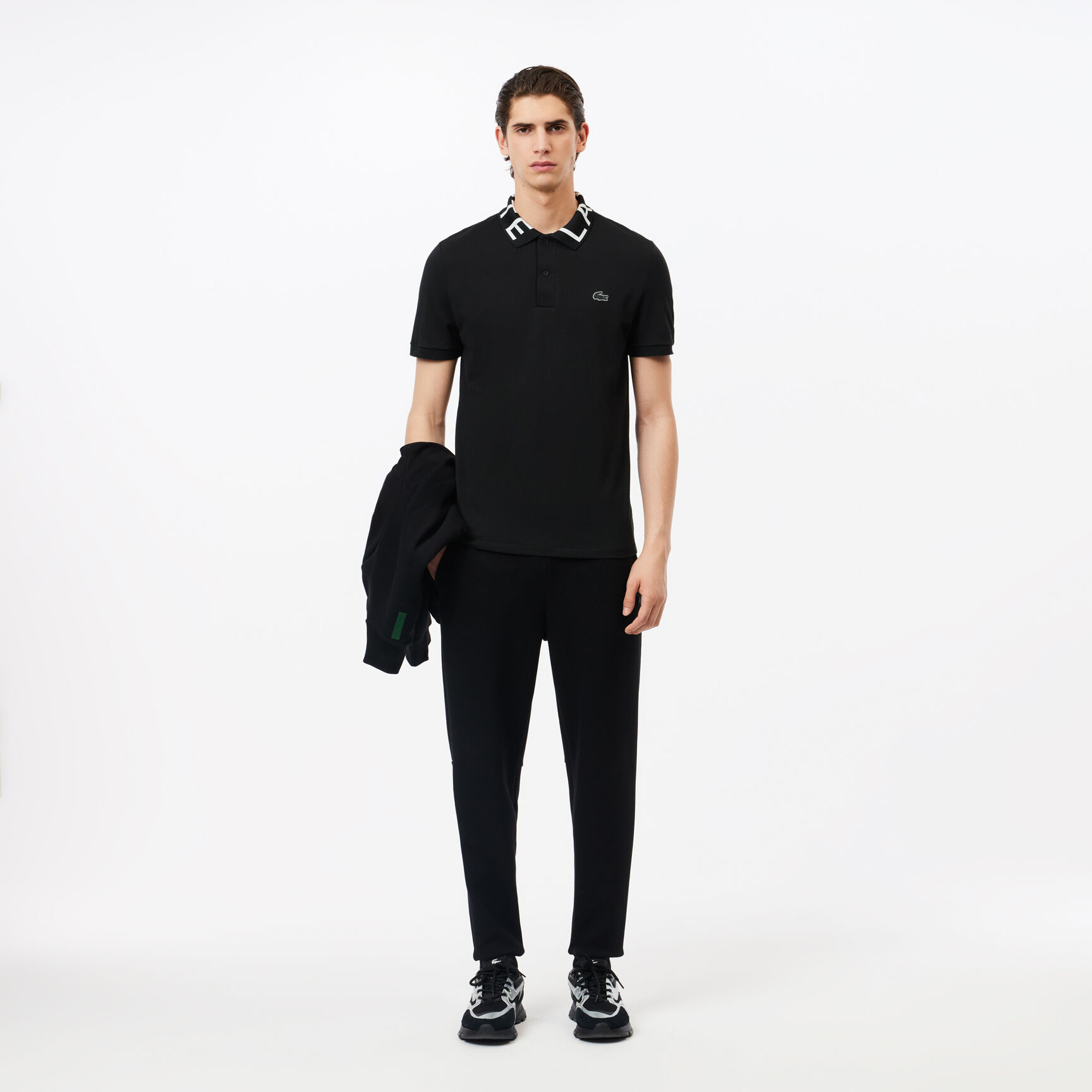 قميص بولو بياقة جاكار بحركة لاكوست Lacoste Movement Jacquard Collar Polo - PH7495-00-031