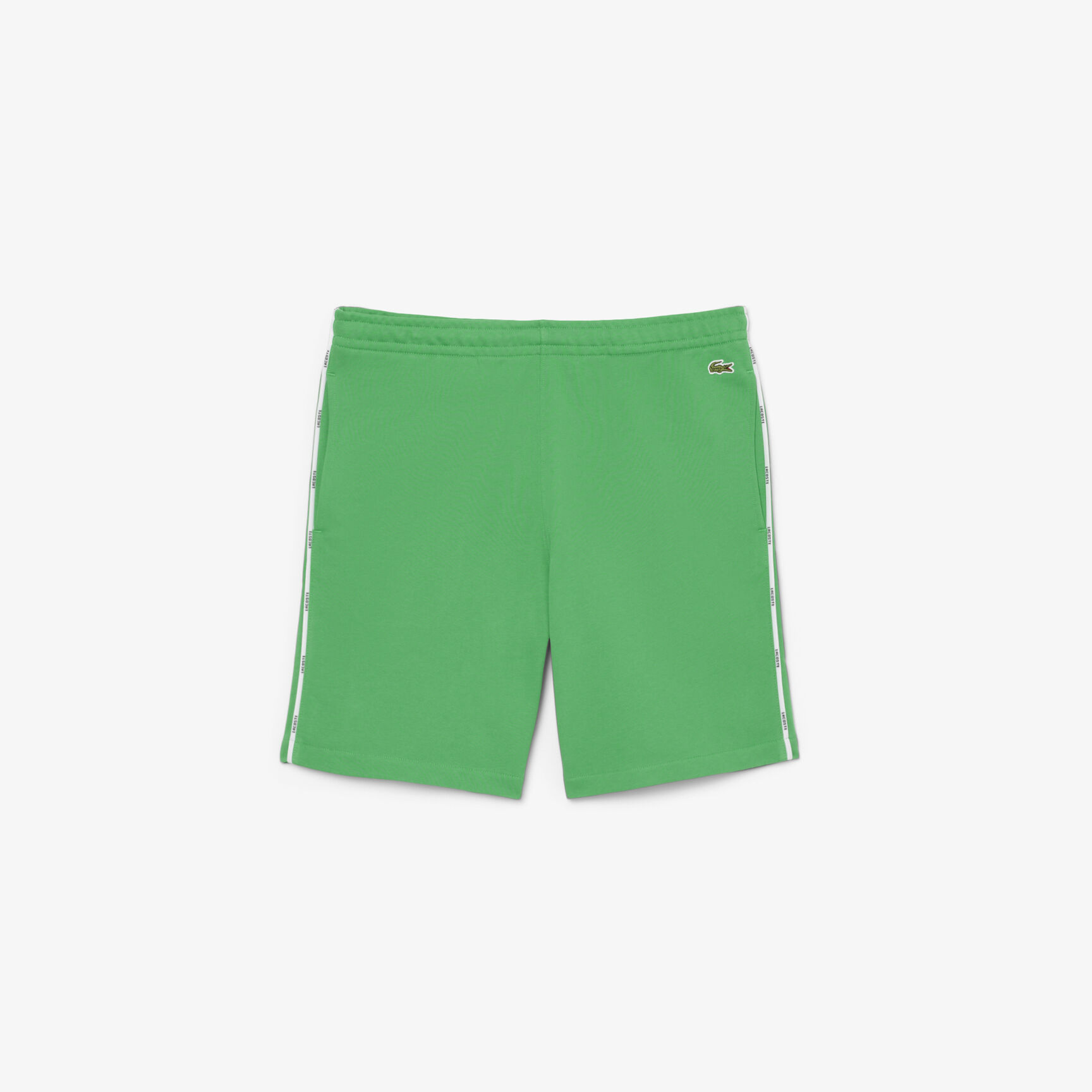 شورت من القطن والصوف بشعار الماركة Logo Trim Cotton Fleece Shorts - GH9896-00-SIW