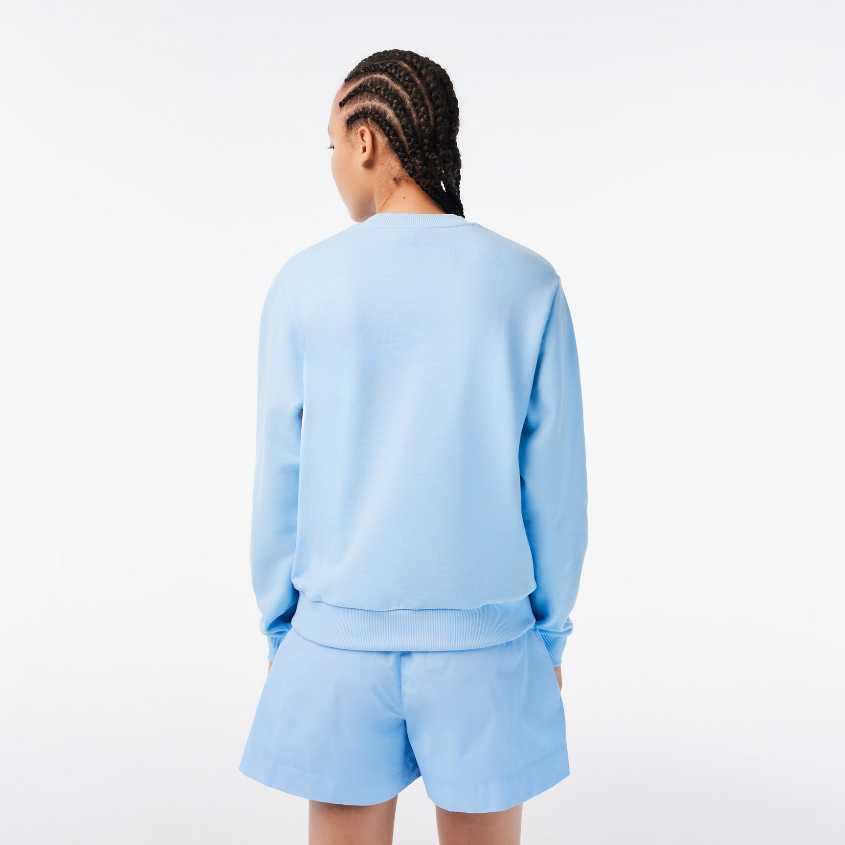 سويت شيرت صوف قطن عضوي بقصة فضفاضة للنساء مجموعة Lacoste x Netflix سويت شيرت صوف قطن عضوي بقصة فضفاضة للنساء مجموعة Lacoste x Netflix