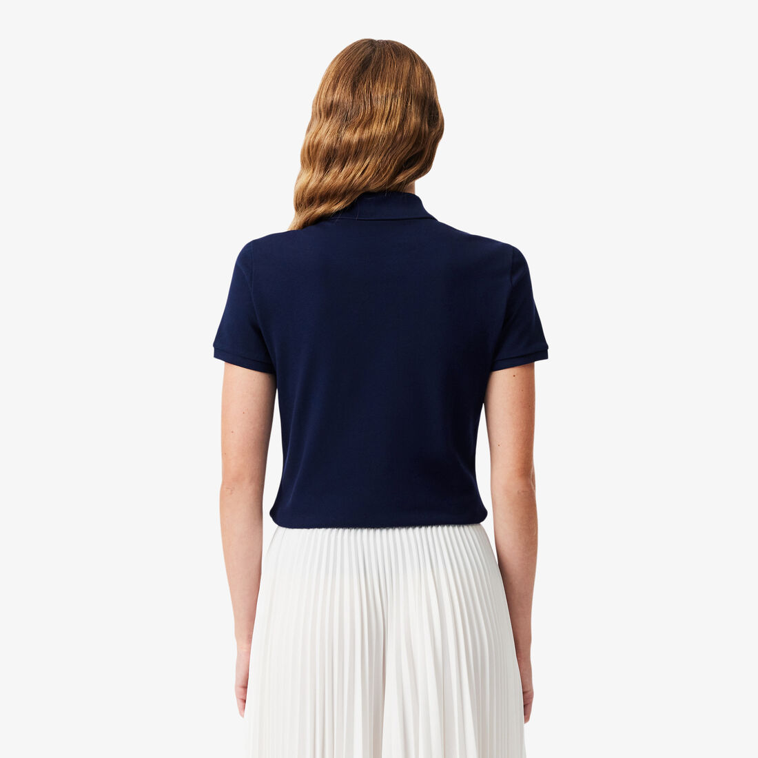 تيشيرت بولو L.12.D بقصة ضيقة من قماش بيتي بيكيه المطاطي L.12.D Slim Fit Stretch Petit Pique Polo Shirt - PF5462-00-166