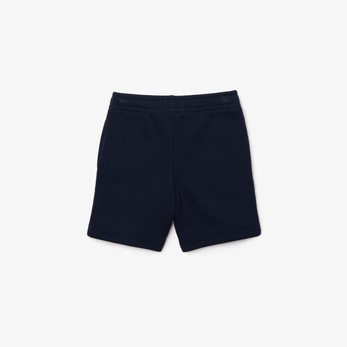 Boys’ Lacoste Lettered Fleece Shorts