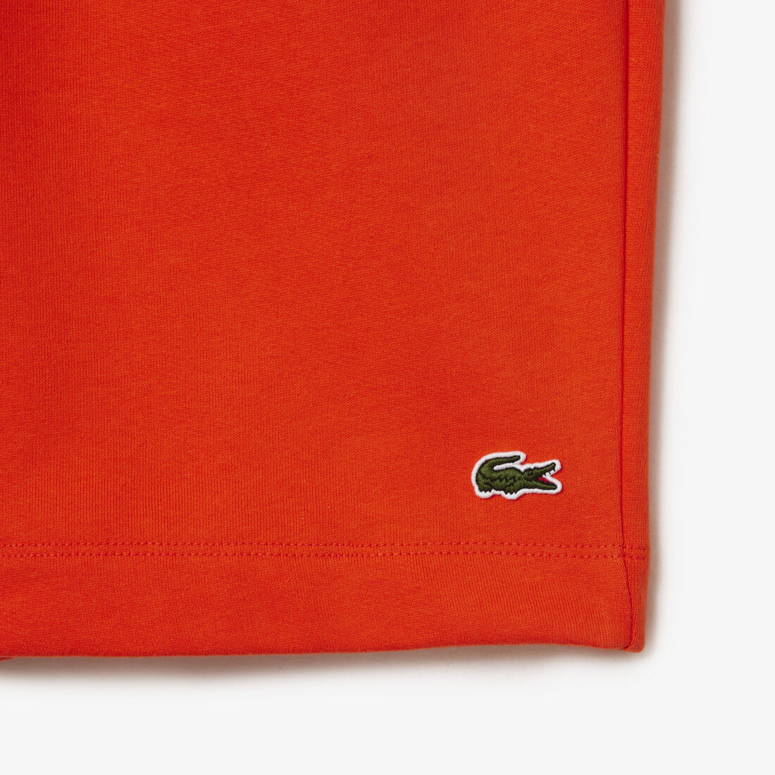 شورت صوف بقصّة عادية Men's Lacoste Organic Brushed Cotton Fleece Jogger Shorts - GH9627-00-SJI