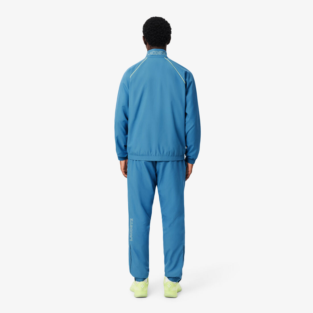 طقم رياضي مزين بتفاصيل أنيقة Trim Accent Sport Tracksuit - WH0265-00-JBK