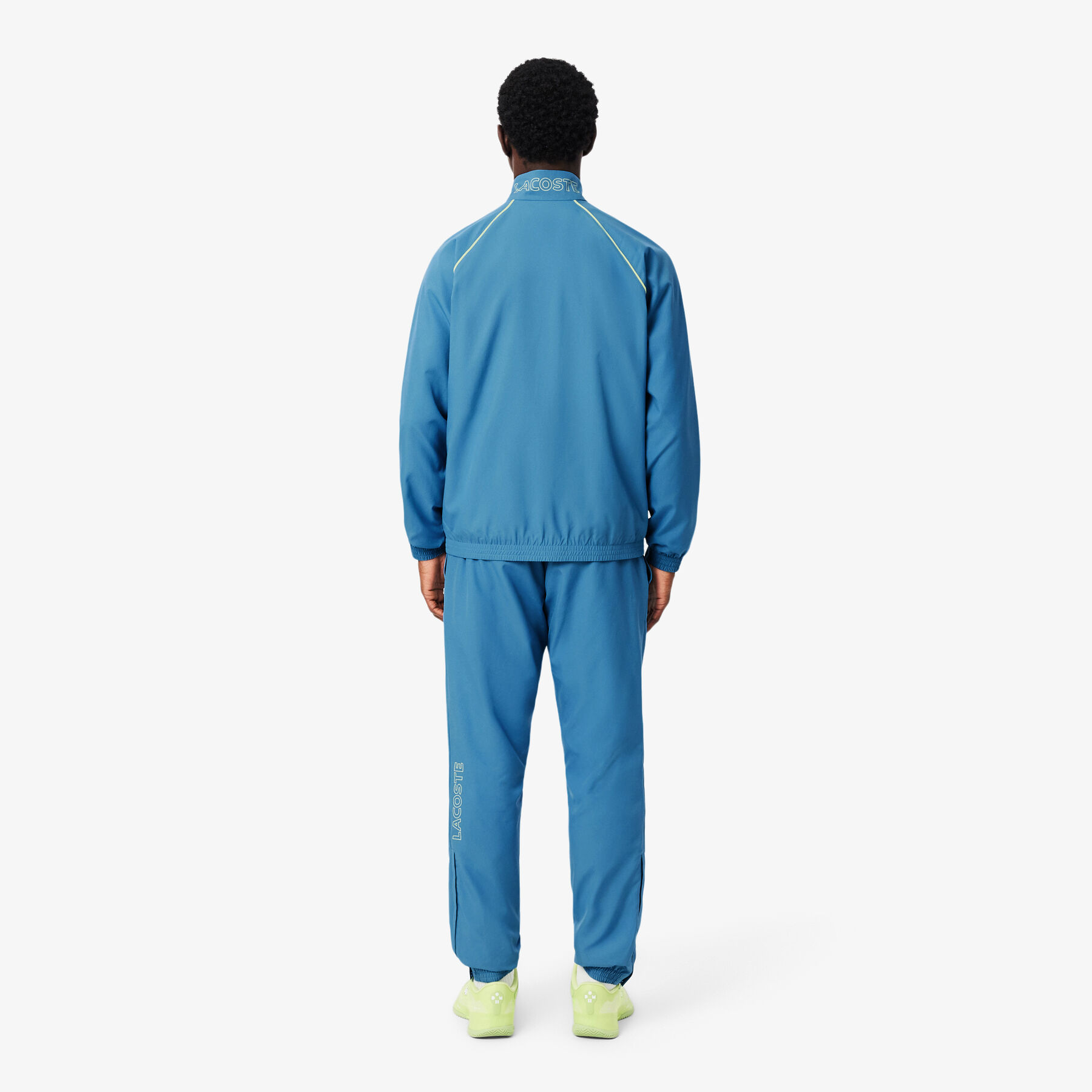 بدلة رياضية مزينة بتفاصيل أنيقة Trim Accent Sport Tracksuit - WH0265-00-JBK