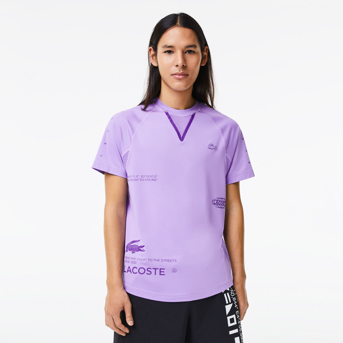 Men's Lacoste SPORT Stretch Jersey T-Shirt - TH9322-00-6MD