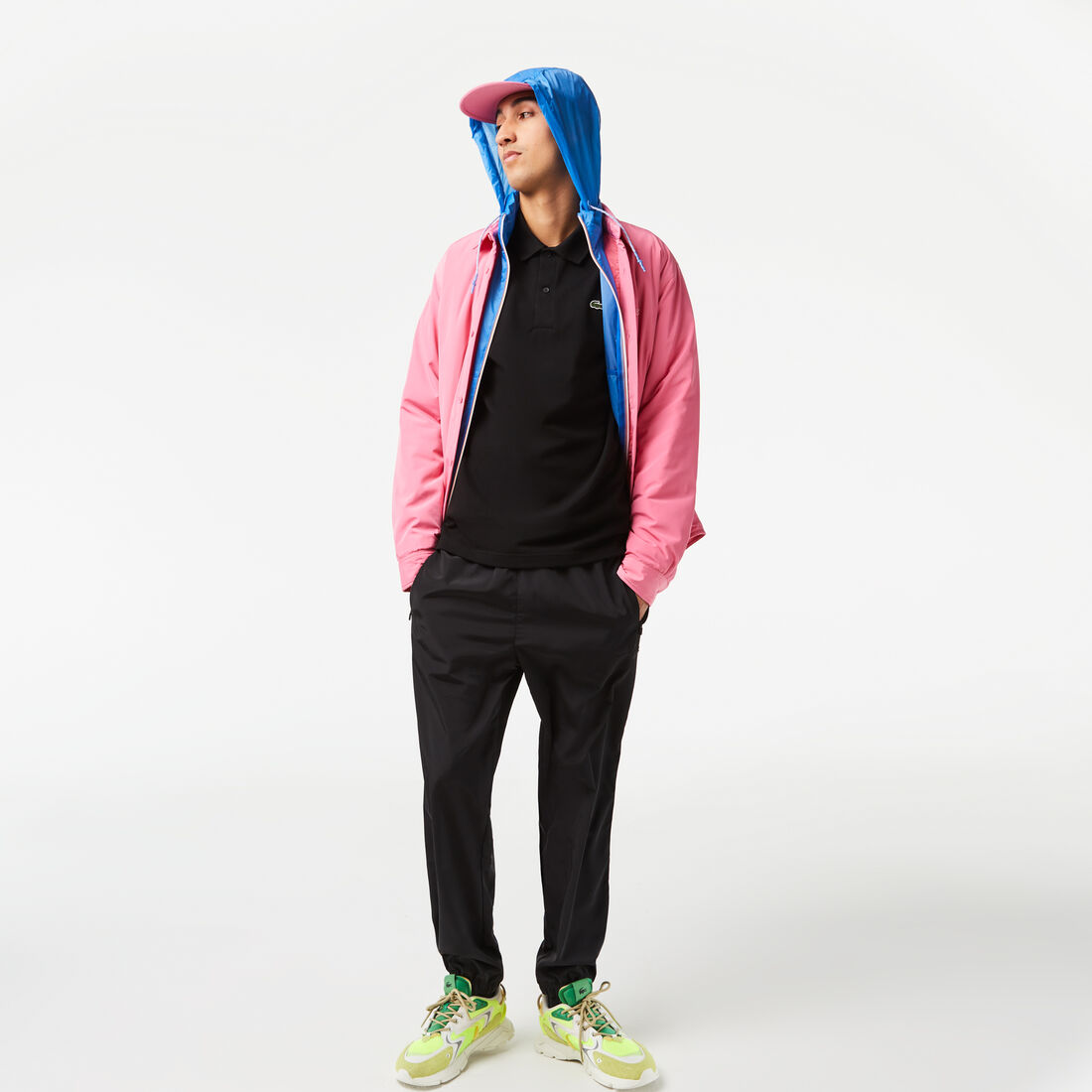 Regular Fit Logo Stripe Stretch Cotton Polo Shirt Regular Fit Logo Stripe Stretch Cotton Polo Shirt - PH5075-00-031