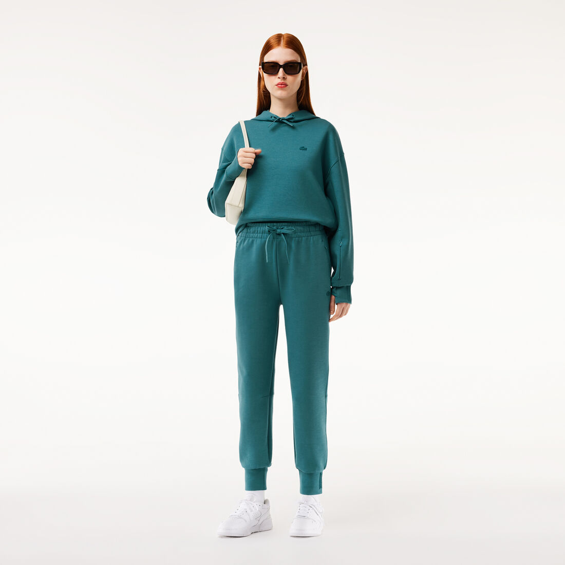 Cotton Sweatpants Women's Lacoste Two-Ply Jogger Trackpants - XF0343-00-IY4