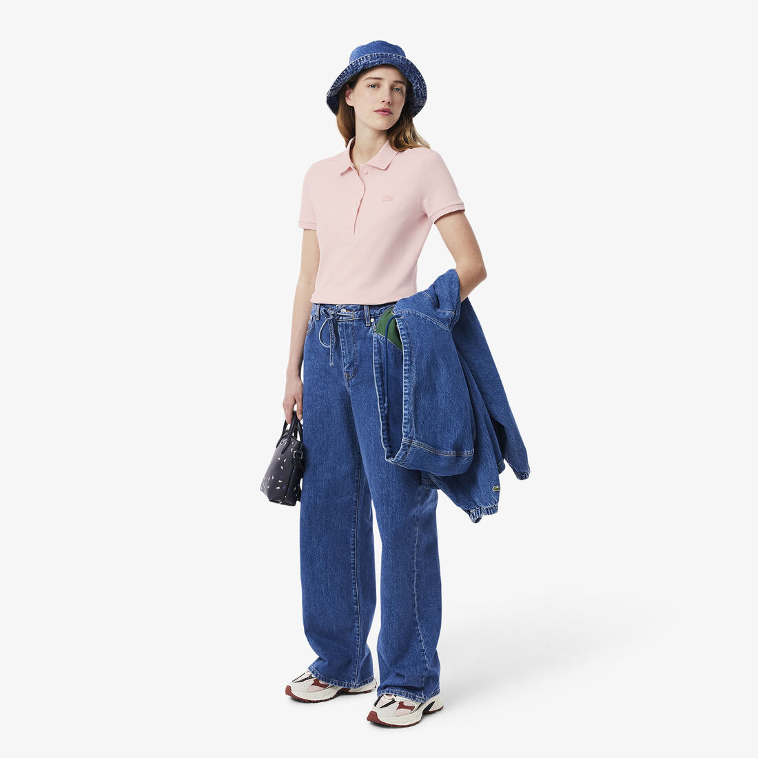 L.12.D Slim Fit Stretch Petit Pique Polo Shirt L.12.D Slim Fit Stretch Mini Pique Polo Shirt - PF5462-00-ADY