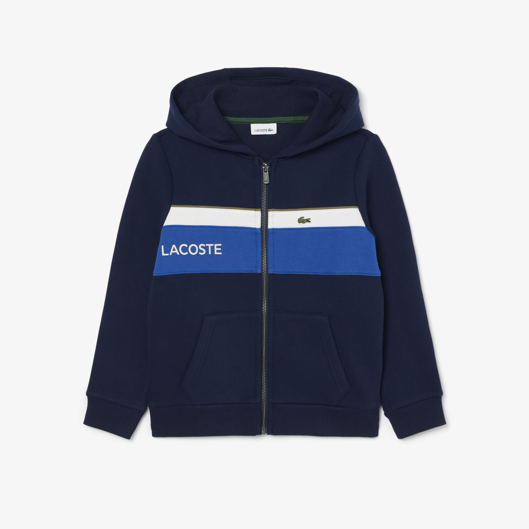 Colour-Block Fleece Sweatshirt lacoste colour block fleece sweatshirt