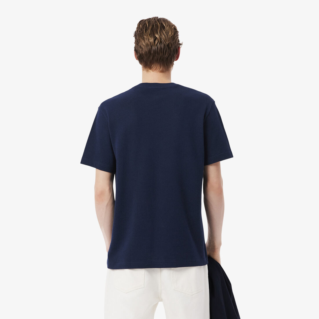 Heavy Cotton and Linen Pique T-shirt lacoste heavy cotton and linen pique t shirt
