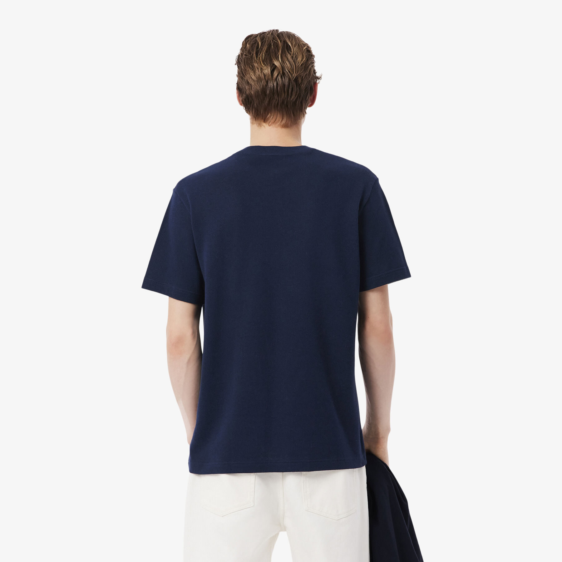 Heavy Cotton and Linen Pique T-shirt lacoste heavy cotton and linen pique t shirt