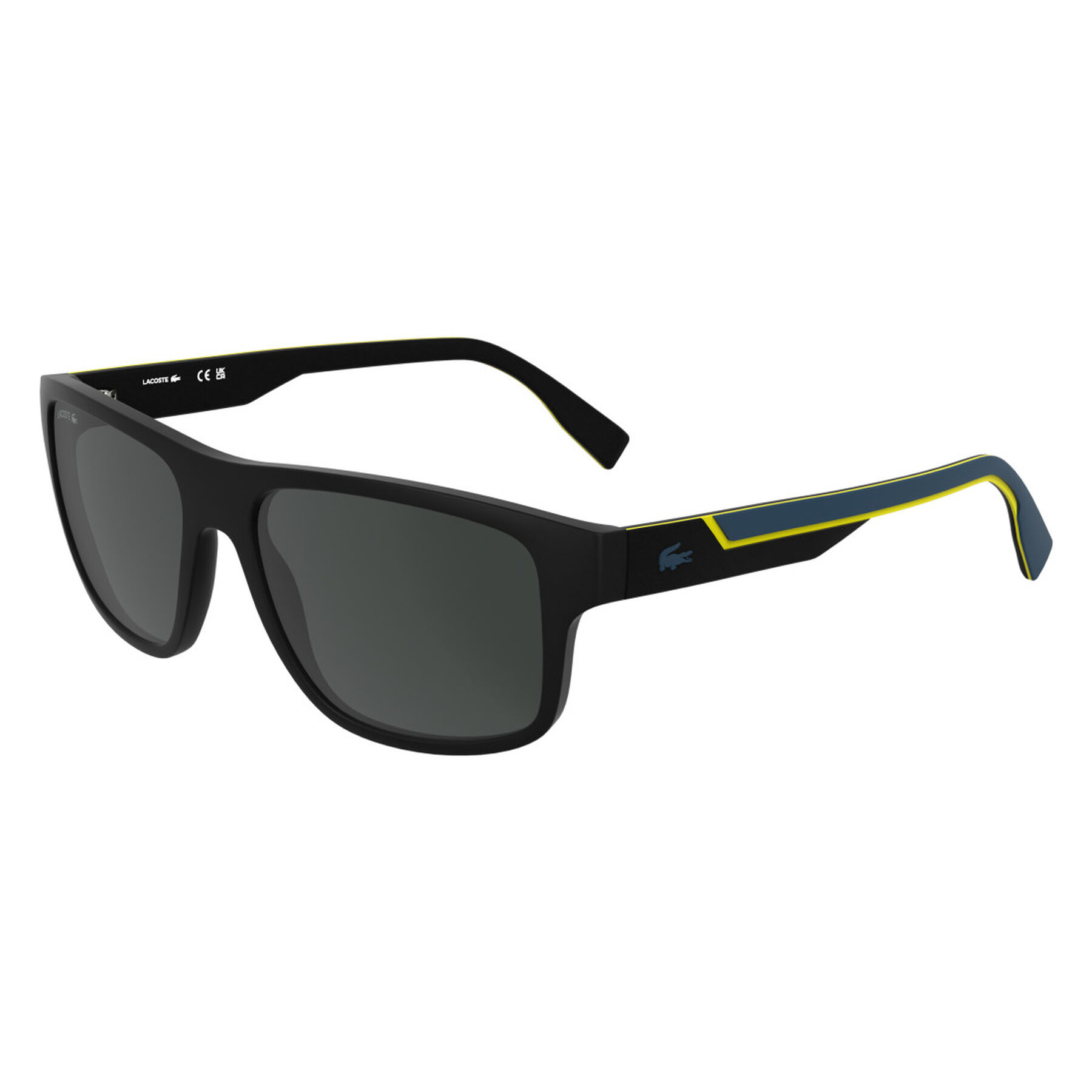 Lacoste Men's Bio-injected Square Sunglasses lacoste men s bio injected square sunglasses