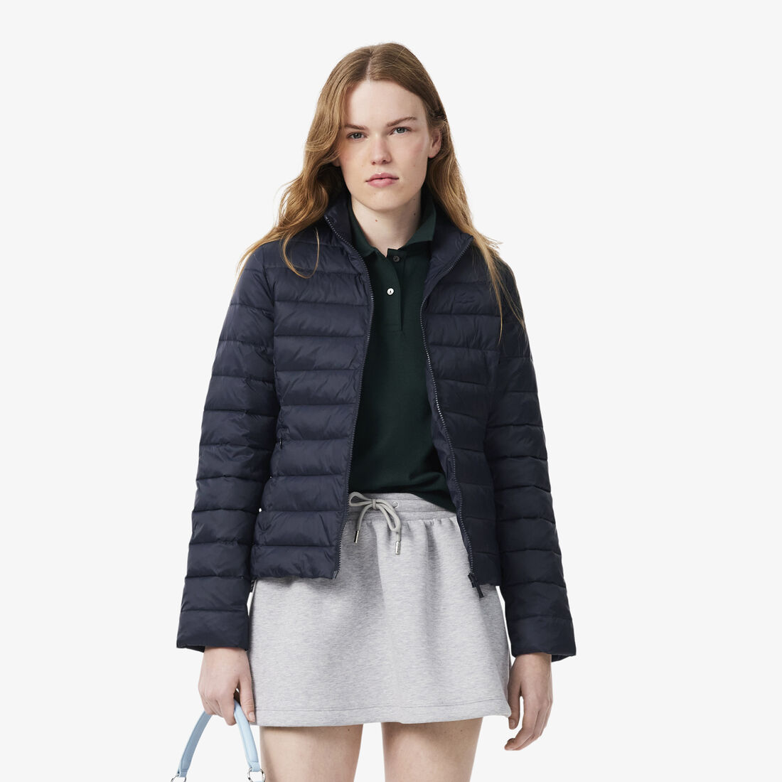 Water-Repellent Quilted Puffed Jacket lacoste water repellent quilted puffed jacket